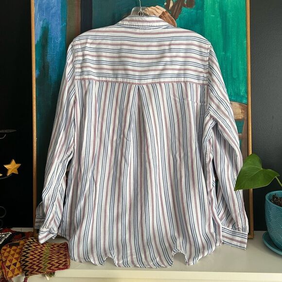 beachlunchlounge Multicolor Striped Blouse L - Picture 14 of 16